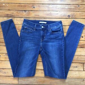 LEVI’S 710 jeans skinny blue denim mid rise stretchy 28/32